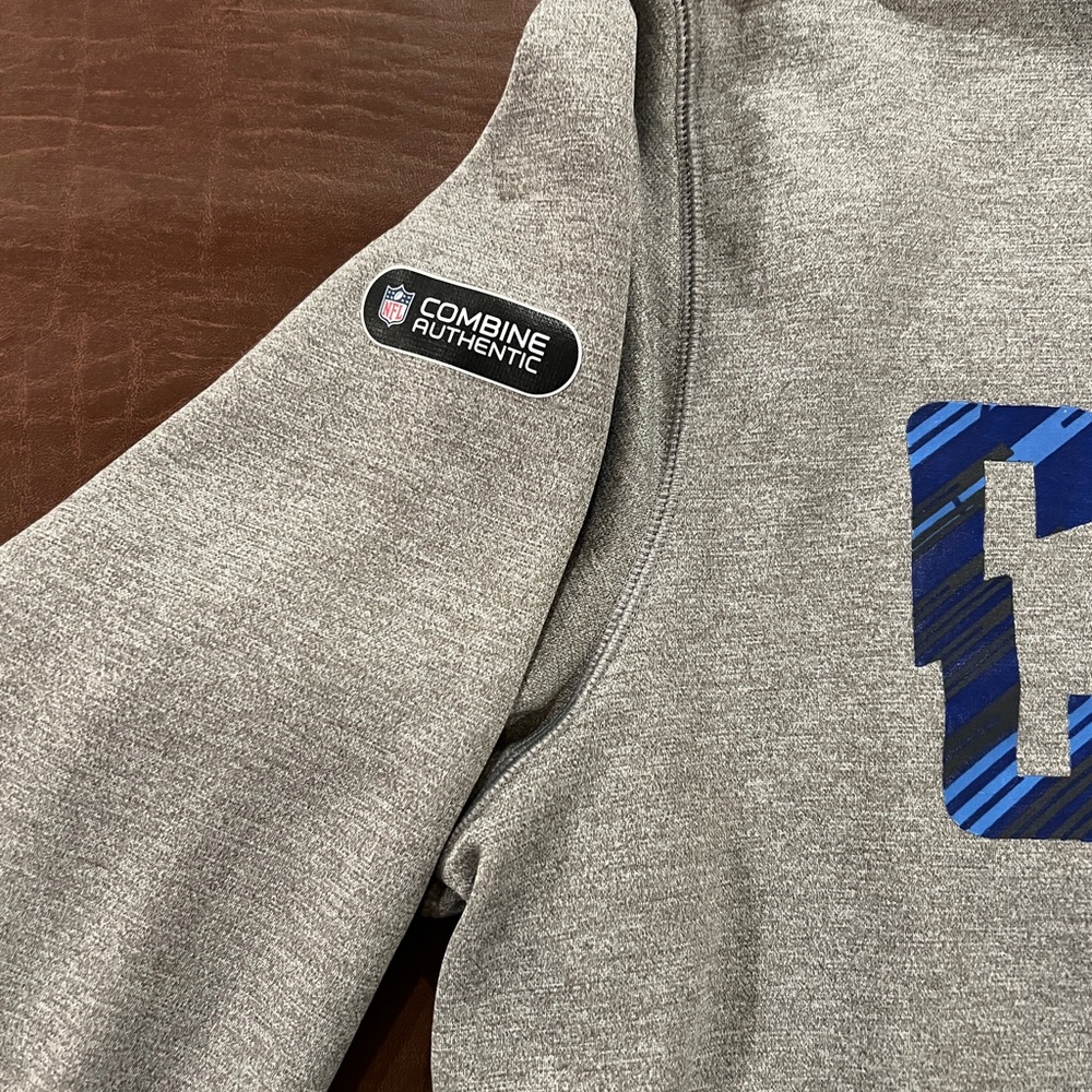 Under Armour Indianapolis Colts Combine Hoodie Sweatshirt - Size Medium - Picture 8 of 15